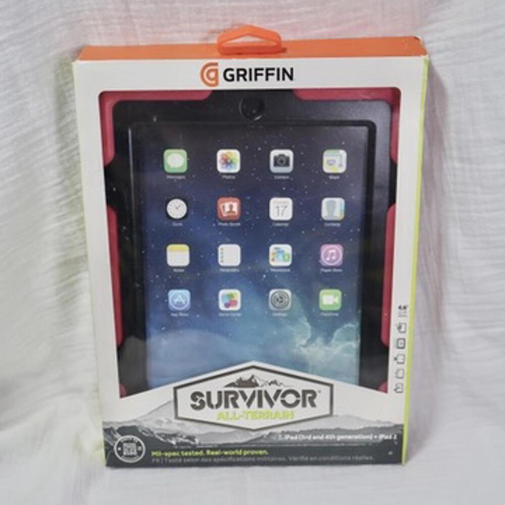 Griffin Survivor Case Durable iPad 2/3/4 NEW Pink